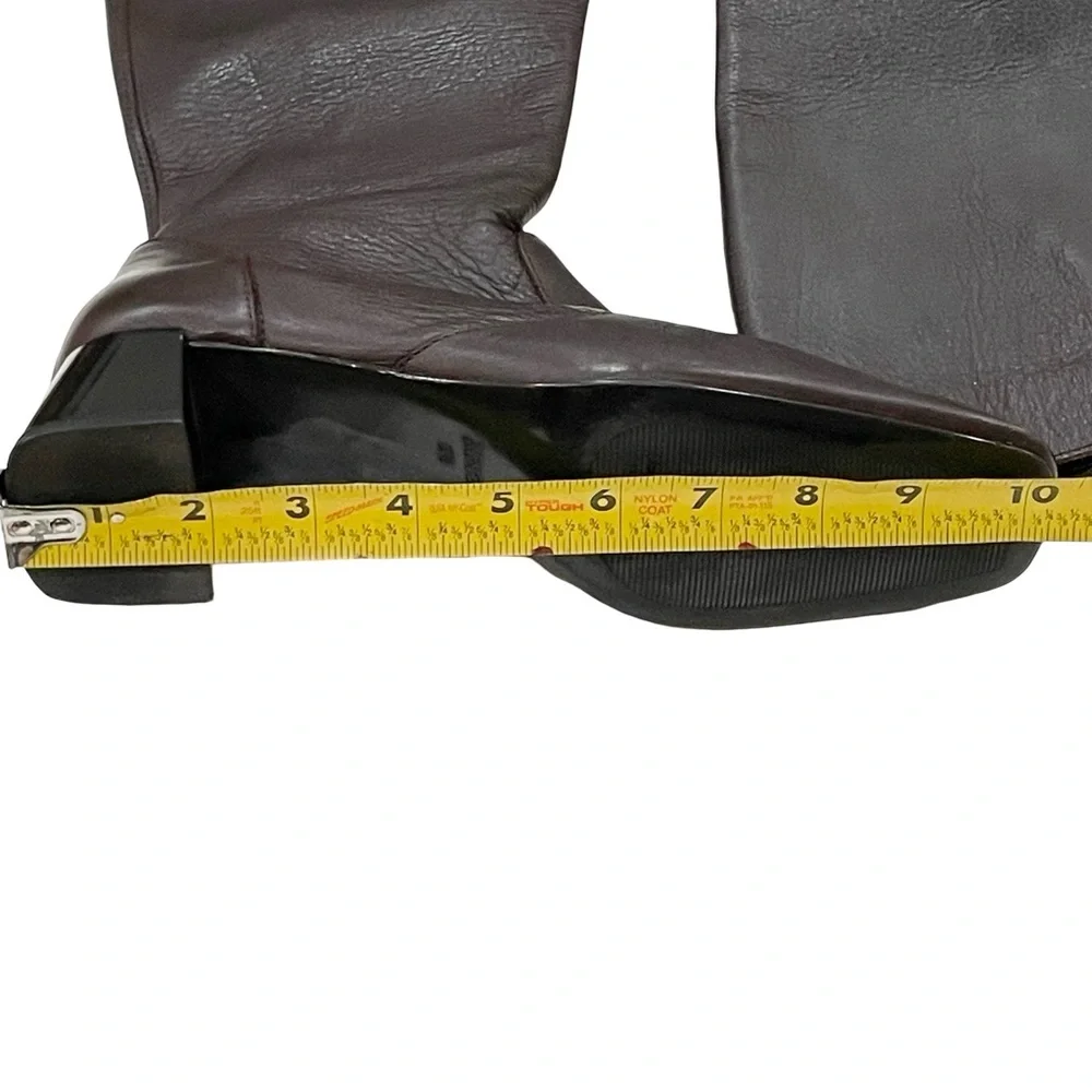 MNG Chocolate Brown Boots, Size 7.5